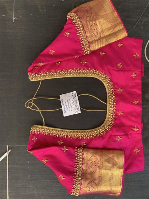Stylish Blouse Patch Work Simple Blouse Designs For Silk Sarees