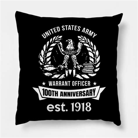 United States Army Warrant Officer 100th Anniversary Est 1918 Pillow