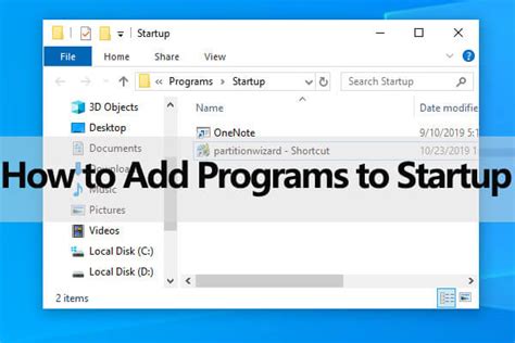 Tutorial On How To Add Programs To Startup In Windows 10 Minitool