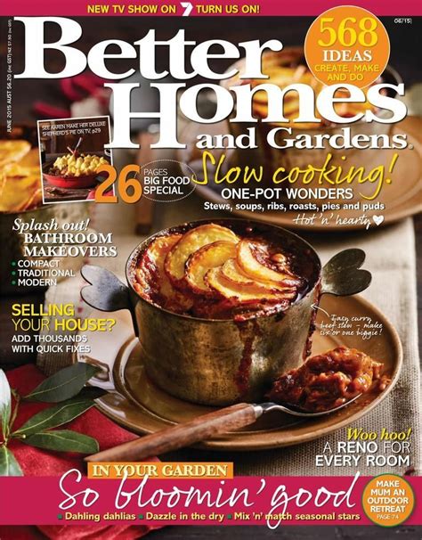 Better Homes And Gardens Australia Back Issue June 2015 Digital In