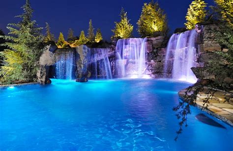 Breathtaking Pool Waterfall Design Ideas