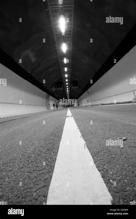Hindhead Road Tunnel Black And White Stock Photos And Images Alamy