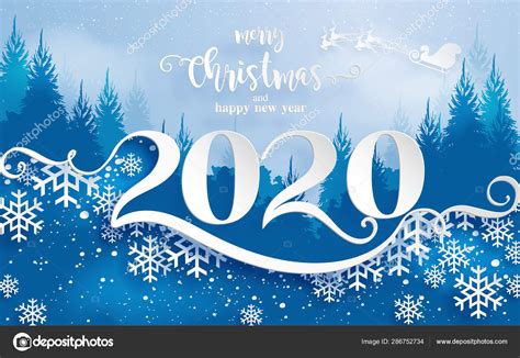 Modern abstract joy card by coffee + paper co. Merry Christmas Greetings Happy New Year 2020 Templates Beautiful Winter — Stock Vector ...