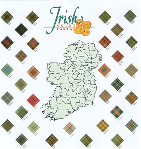 Ireland County Tartans Irish Tartan Scottish Clan Tartans Tartan
