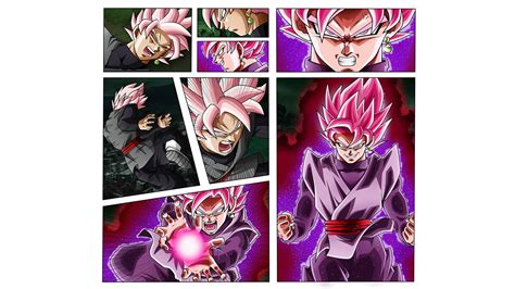 Goku Black Super Saiyan Rose Dragon Ball Super Anime Anime