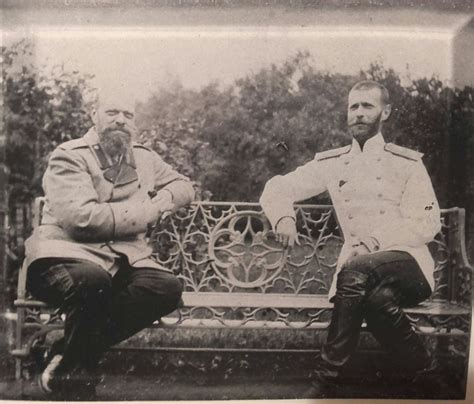 Sergei With His Older Brother Czar Alexander Iii Alexander Trusted