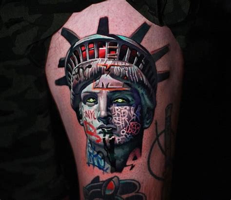 Statue Of Liberty Tattoo By Mashkow Tattoo Photo