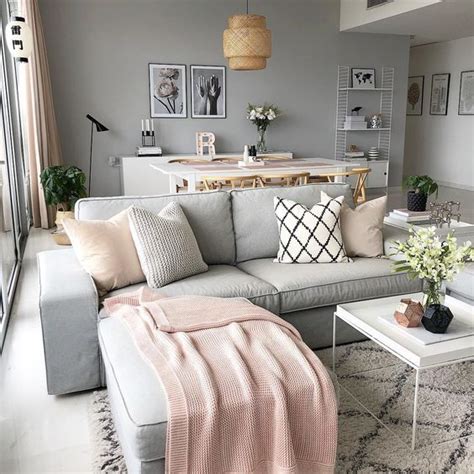 How To Decorate A Grey And Blush Pink Living Room Decoholic