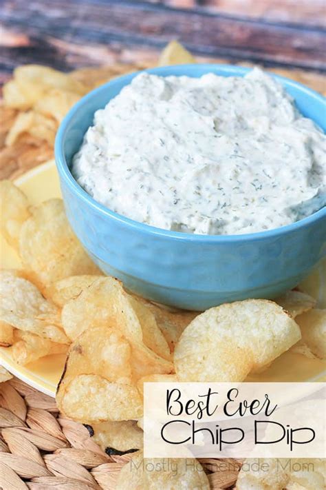 Maybe you would like to learn more about one of these? Best Ever Chip Dip - Mostly Homemade Mom