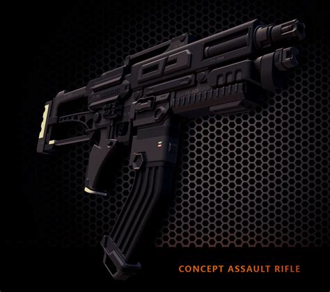 Concept Assault Rifle By Krasnirex On Deviantart