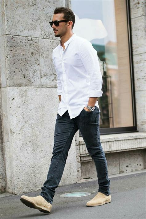 Here's how to wear a suit casually. Casual shirt outfits for men. How to wear casual shirt ...
