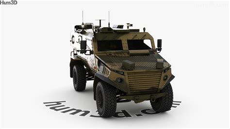 Force Protection Ocelot 3dモデルの360ビュー Hum3dストア