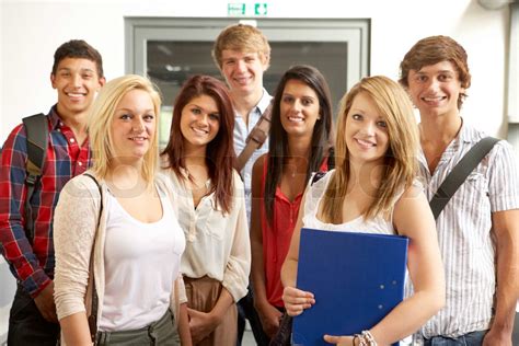Students In College Stock Image Colourbox
