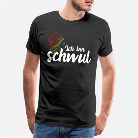 Ich Bin Schwul Männer Premium T Shirt Spreadshirt