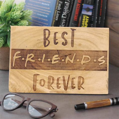 Best Friends Forever Wooden Sign Bff Ts Ts For Friends