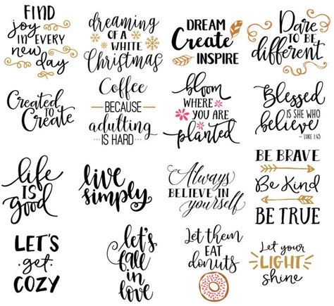 70 Huge Bundle Pack Motivational Quotes Inspirational Quotes | Etsy