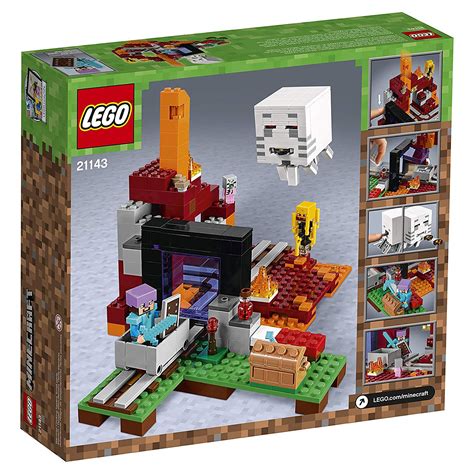 Minecraft The Nether Portal Lego Building Set Official