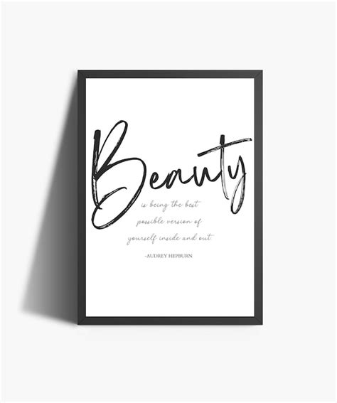 Beauty Definition Print Beauty Quotes Dictionary Style Etsy