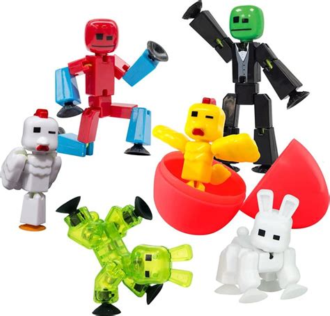Zing Stikbot 6 Pack Blind Pack Set Of 6 Mystery Color Stikbot