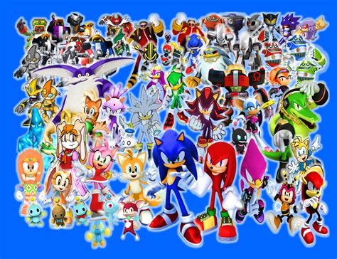 Sonic And His Friends Rivals And Enemies By 9029561 On Deviantart