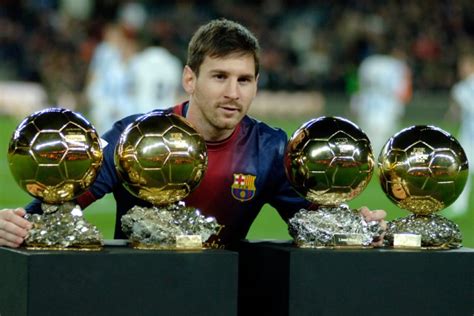 Leo Messi 4 Balones Oro Barcelona Argentina Wallpapers Hd