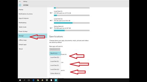 How To Change Default Save Location In Windows 10 Youtube