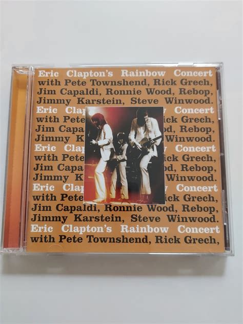 Reserved Cd Eric Clapton S Rainbow Concert Hobbies Toys Music