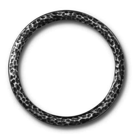 tierracast 1 25 inch hammertone ring black plated lead free pewter sterling jewelry supply