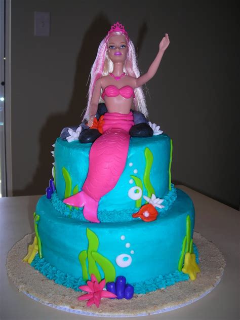 pattycakes: Mermaid Barbie Cake