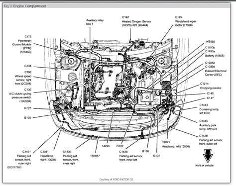 Diagram 2005 Ford Freestyle Engine Diagram Mydiagramonline