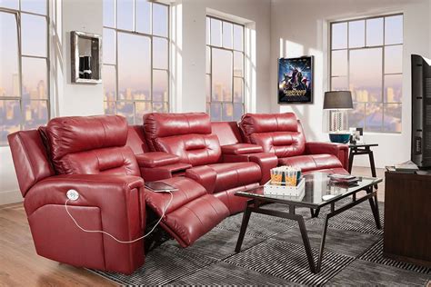 Incorporating elements from the most popular chairs, padding architecture, configurations, and features in demand, this collection offers a reliably satisfying experience, in every aspect. Excel 3-Seat Power Headrest Reclining Home Theater Set ...