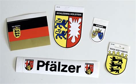 Aufkleber Pfälzer Schriftzug Mit Wappen Rheinlandpfalz 50 X 230 Mm