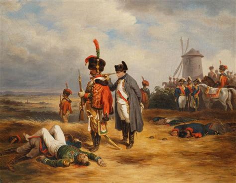 Emperor Napoleon At The Battle Of Ligny June 16th 1815 By Joseph