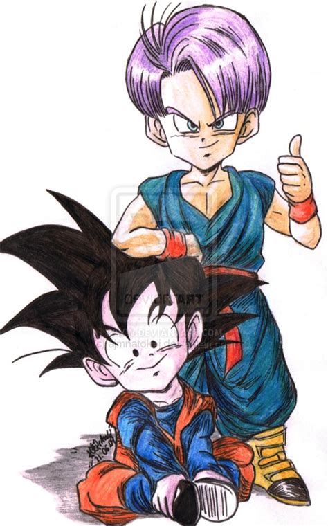 The manga volume that it is made up of is goodbye, dragon world. DRAGON BALL Z WALLPAPERS: Kid Trunks