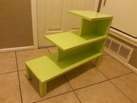 Ample storage for diapers and changing supplies. Ana White | Step-up Side Table - DIY Projects