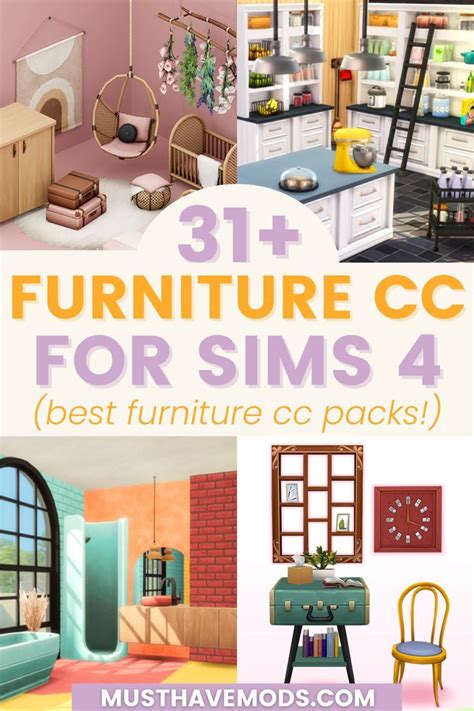 31 Incredible Sims 4 Furniture Cc Packs You Need In Your Game Artofit