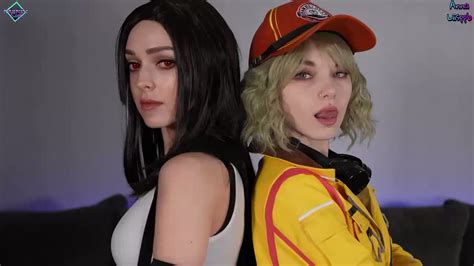 Karneli Bandi Nsfw On Twitter Cindy And Tifa Have Fun With A Strapon And Bring Their Pussies