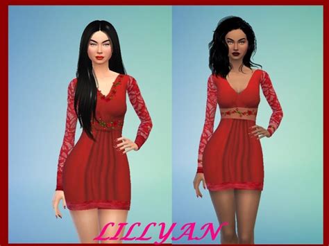 Red Dresses The Sims 4 Catalog