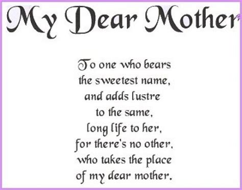 Best Poem On Mother Mother Poems And Quotes Best Mother Poetry Mom