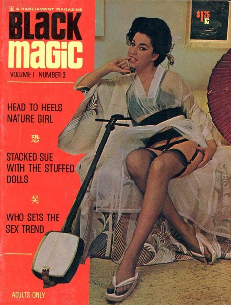 Black Magic Magazine 1964 Gorgeous Pin Up Ladies British Etsy