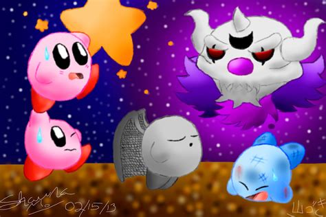 Atsumete Kirby Battle With Necrodeus By Galaxia34 On Deviantart