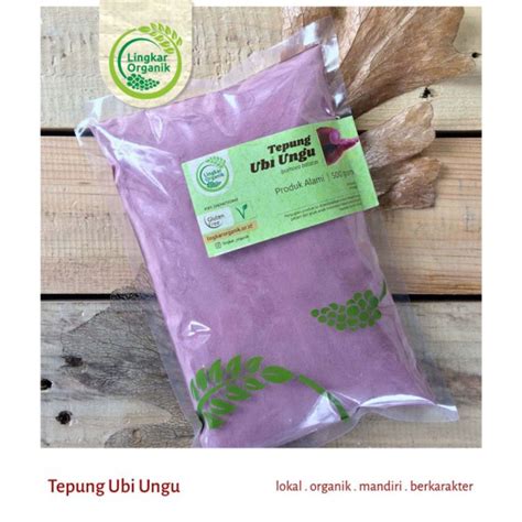 Jual Tepung Ubi Ungu Lingkar Organik 500gr Shopee Indonesia