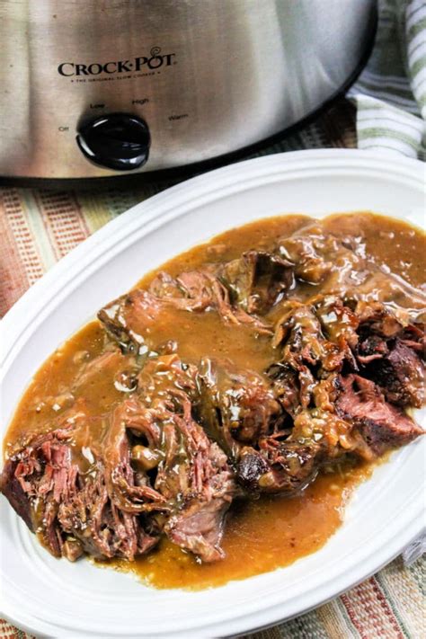 Slow Cooker Roast Beef And Gravy · The Typical Mom