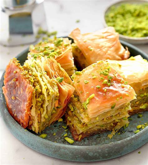 Baklava Pistachio Recipe CarolanneKasey