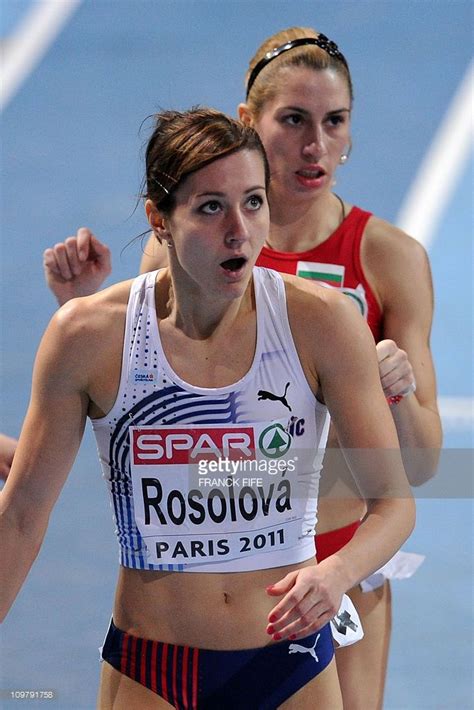 Czech Denisa Rosolova Reacts After The Womens 400m Final During The