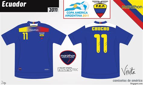 The 2011 campeonato sudamericano copa américa, better known as the 2011 copa américa or the copa américa 2011 argentina, was the 43rd edition of the copa américa, the main international football tournament for national teams in south america. Camisetas de America: ECUADOR COPA AMÉRICA 2011