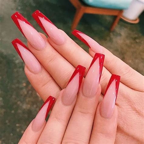 15 Amazing Ways To Rock Red Coffin Nails Inspired Beauty