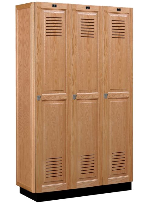 Vented Wood Club Lockers By All Wood Lockers