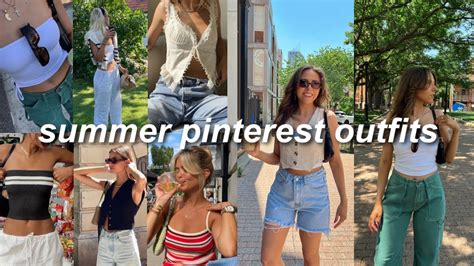 PINTEREST INSPIRED SUMMER OUTFITS 2023 Recreating Casual Looks