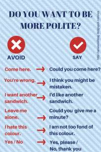 Ana S ESL Blog How To Be More Polite In English